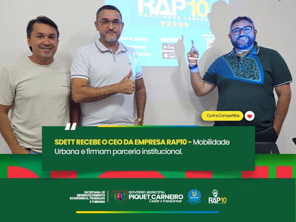 RAP10 MOBILIDADE URBANA ESTÁ CHEGANDO A PIQUET CARNEIRO!
