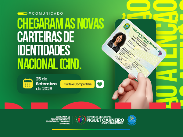 COMUNICADO DA CIDADANIA - CINs!